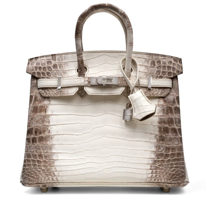 Himalaya Birkin This is simply legendary in Hermès collecting circles. Its subtle gradations of color, the result of a laborious dyeing process, are reminiscent of the snow-capped mountains of the Him